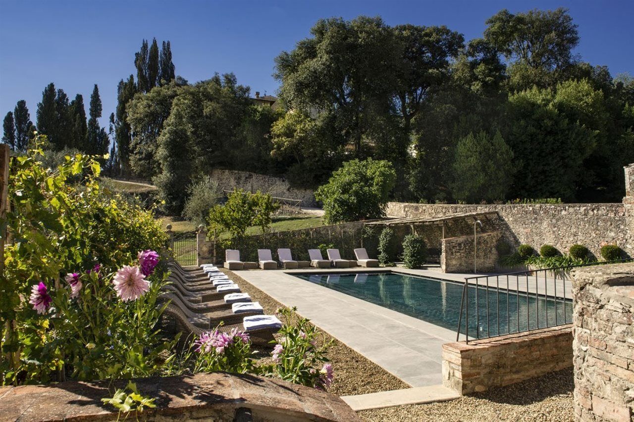 Torre A Cona Wine Estate Hotel San Donato in Collina Bagian luar foto