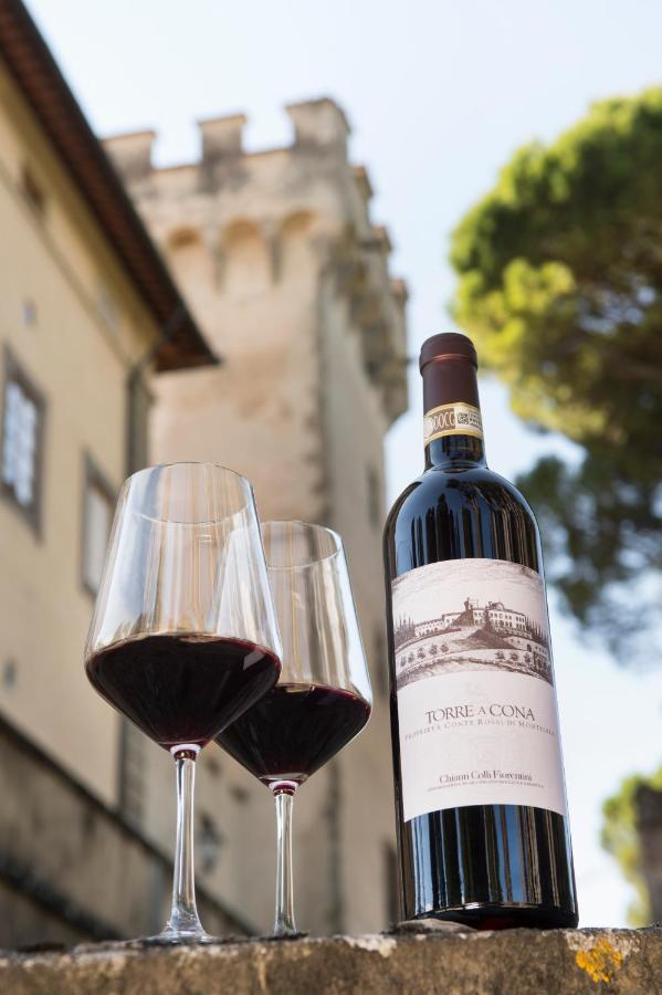Torre A Cona Wine Estate Hotel San Donato in Collina Bagian luar foto